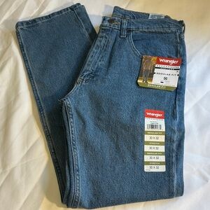 Wrangler Men’s Regular Fit Jeans - Denim Blue